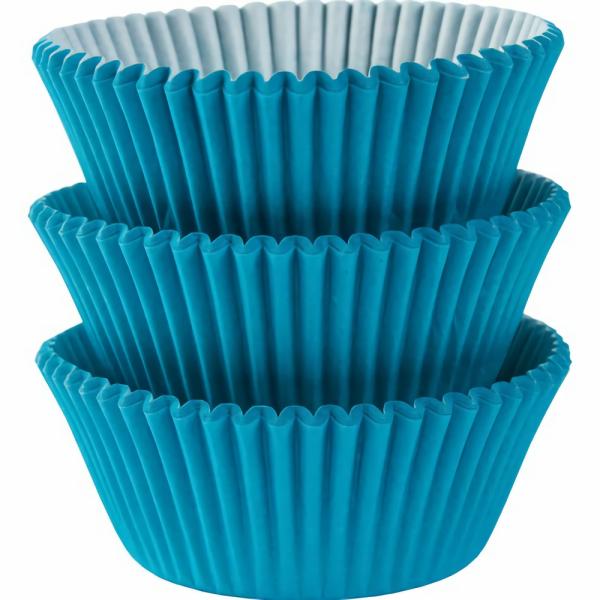 Baking Cups | Caribbean Blue Cupcake Cases X 75 Baking Cups Baking Cups