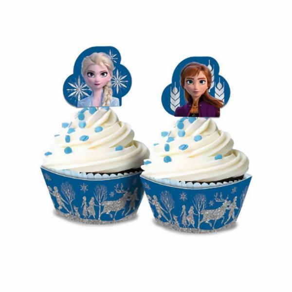 Baking Cups | Frozen 2 Deluxe Glitter Cupcake Kit – 48 Pieces Baking Cups Baking Cups