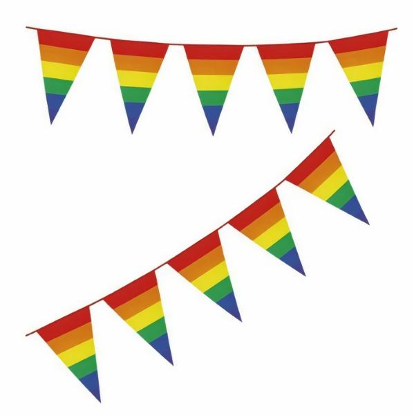 Baking Cups | Rainbow Flag Bunting – 10 Triangular Flags Baking Cups Baking Cups