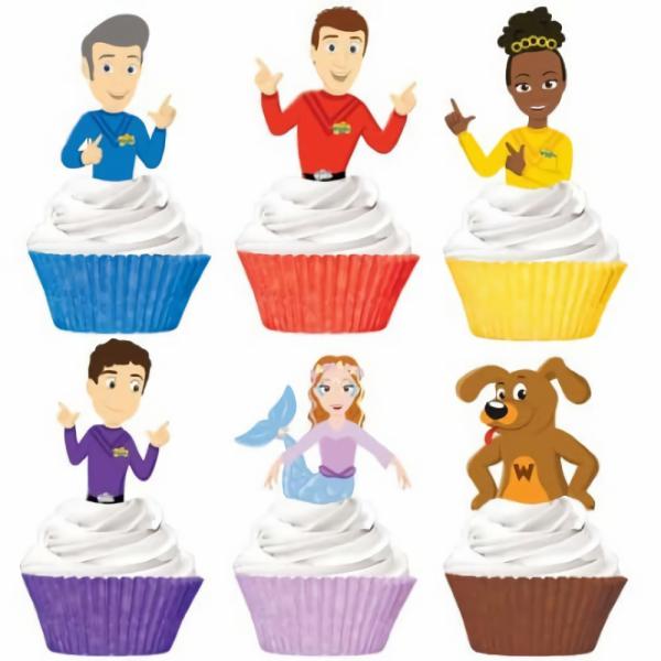 Baking Cups | Wiggles Cupcake Cases & Picks – Pack Of 48 Baking Cups Baking Cups