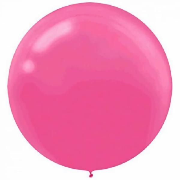 Balloons | Bright Pink 60Cm Latex Balloons – Pack Of 4 Accessories & Decor Balloons