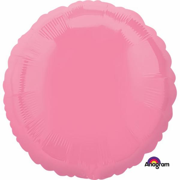 Balloons | Bubble Gum Pink Round Foil Balloon (43Cm) Accessories & Decor Balloons