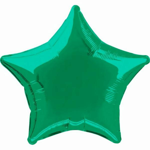 Balloons | Emerald Green Star Foil Balloon (45Cm) Accessories & Decor Balloons