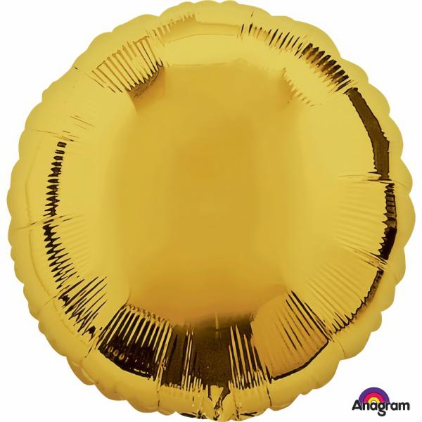 Balloons | Gold Round Foil Balloon (43Cm) Accessories & Decor Balloons