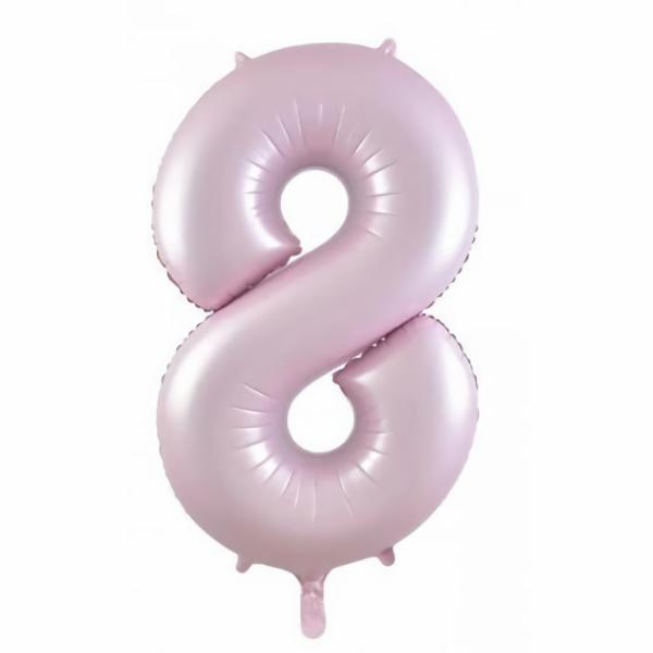 Balloons | Pastel Pink Matte Eight 8 Balloon 86Cm Accessories & Decor Balloons