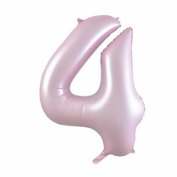 Balloons | Pastel Pink Matte Four 4 Balloon 86Cm Accessories & Decor Balloons