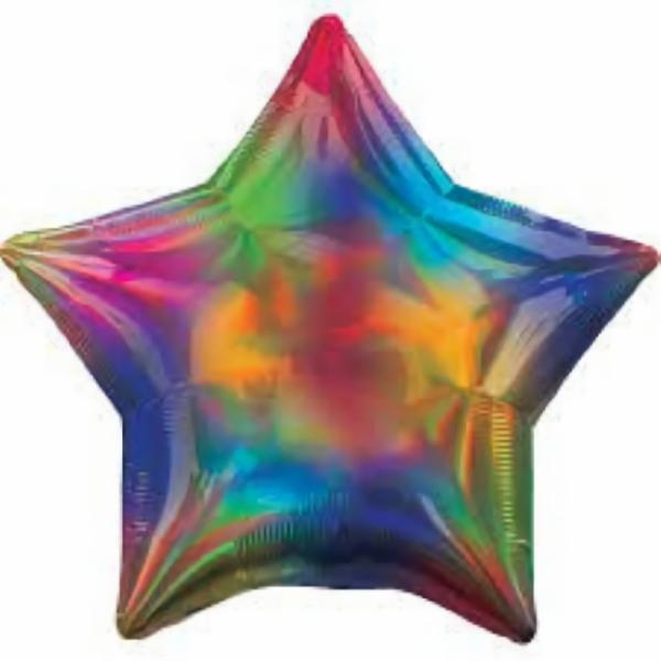 Balloons | Rainbow Star Foil Balloon (45Cm) Accessories & Decor Balloons