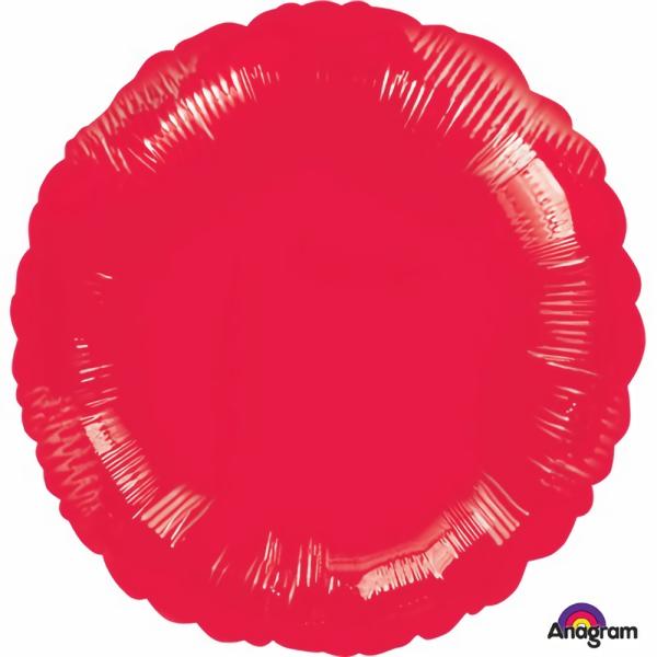 Balloons | Red Round Foil Balloon (43Cm) Accessories & Decor Balloons