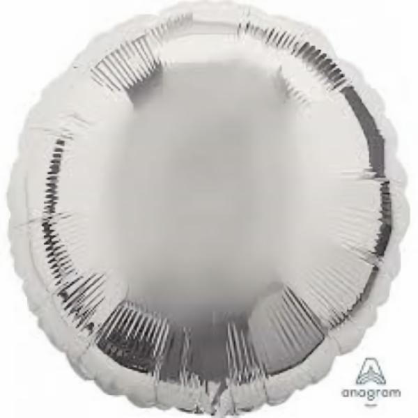 Balloons | Silver Round Foil Balloon (43Cm) Accessories & Decor Balloons