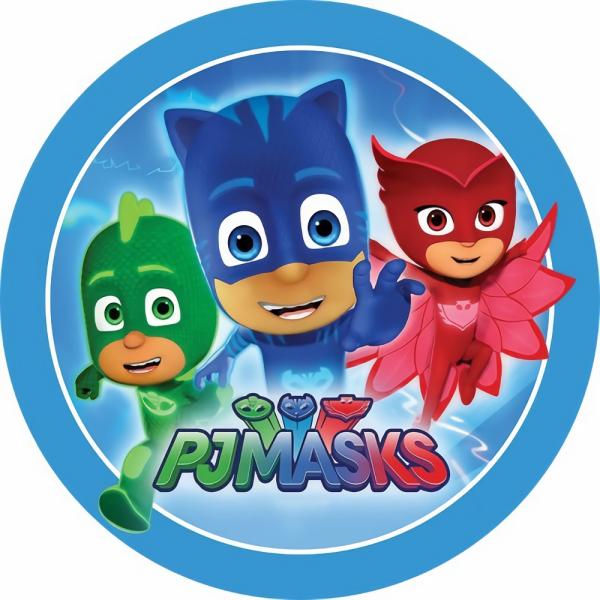 Cake Decorating Items | Pj Masks Round Edible Icing Cake Image 16Cm Cake & Food Cake Decorating Items