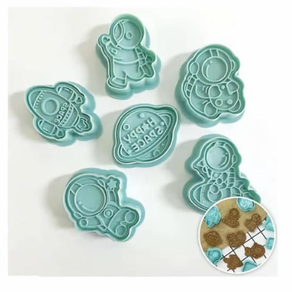 Cake Decorating Items | Space / Astronaut Cookie Cutter Set X 6 Cake & Food Cake Decorating Items