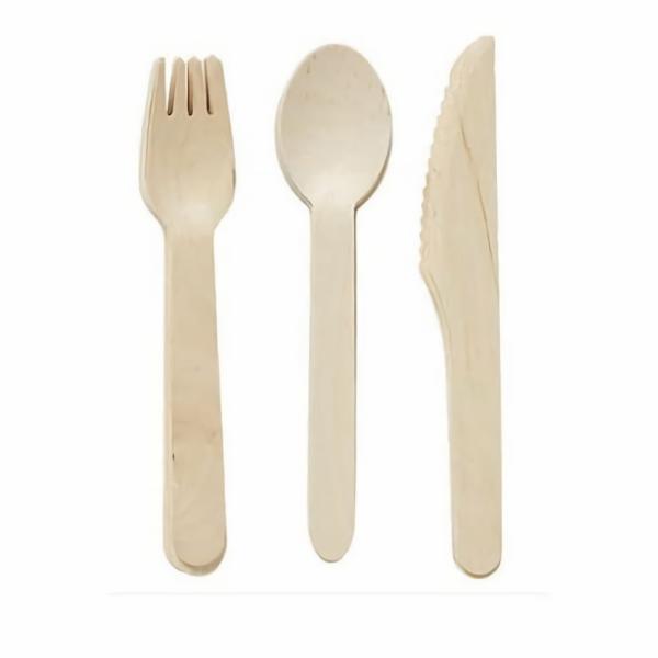 Cutlery & Catering | Natural Wooden Cutlery X 12 Accessories & Decor Cutlery & Catering