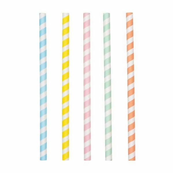 Cutlery & Catering | Pastel Milkshake Style Straws X 10 Accessories & Decor Cutlery & Catering