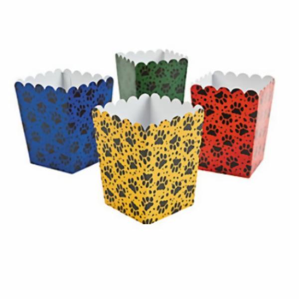 Party Boxes | Paw Print Popcorn Boxes X 24 Accessories & Decor Party Boxes