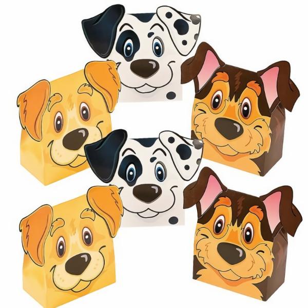 Party Boxes | Puppy Party Boxes X 6 Accessories & Decor Party Boxes