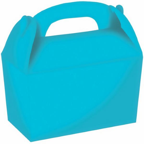 Party Favours & Bag Fillers | Caribbean Blue Party Treat Boxes X 4 Accessories & Decor Party Favours & Bag Fillers