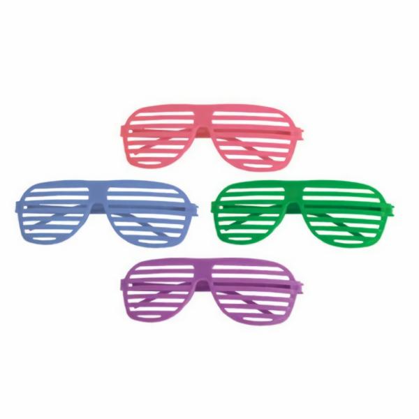 Party Favours & Bag Fillers | Neon Shutter Shades Pack Of 4 Accessories & Decor Party Favours & Bag Fillers