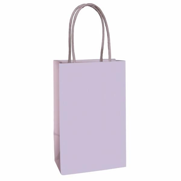 Party Favours & Bag Fillers | Pastel Lilac Kraft Treat Bags X 8 Accessories & Decor Party Favours & Bag Fillers