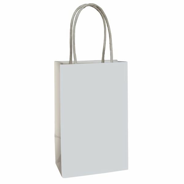 Party Favours & Bag Fillers | White Kraft Treat Bags X 8 Accessories & Decor Party Favours & Bag Fillers