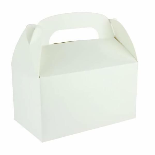 Party Favours & Bag Fillers | White Treat Box X 6 Accessories & Decor Party Boxes