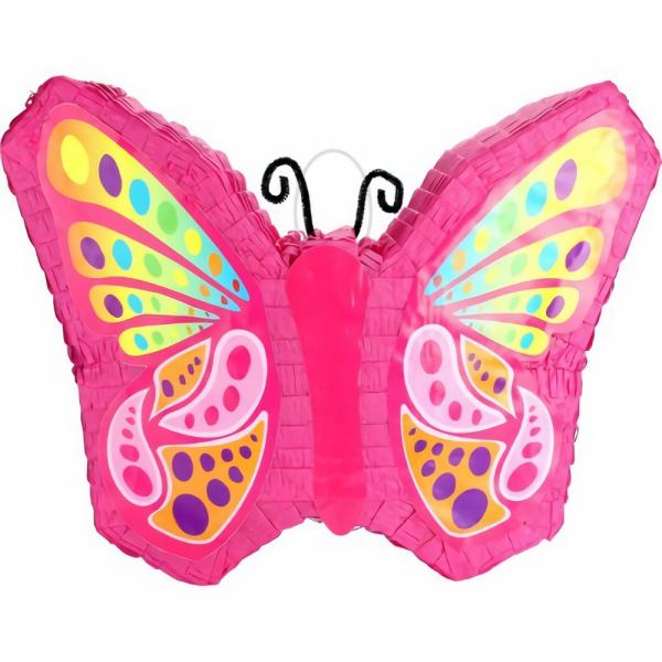 Pinatas | Butterfly Pink Pinata Accessories & Decor Pinatas