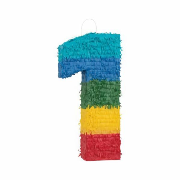 Pinatas | One 1 Pinata Rainbow Colours Accessories & Decor Pinatas