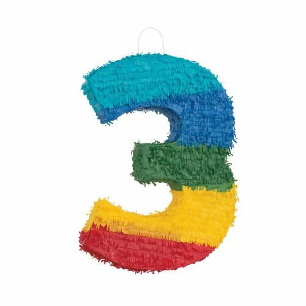 Pinatas | Three 3 Pinata Rainbow Colours Accessories & Decor Pinatas