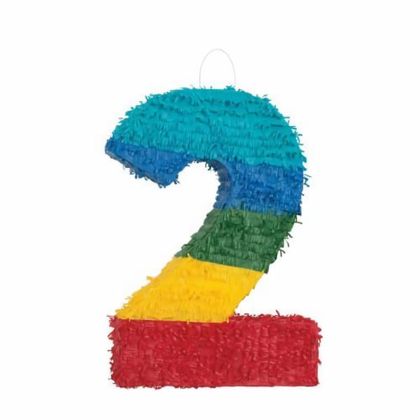 Pinatas | Two 2 Pinata Rainbow Colours Accessories & Decor Pinatas