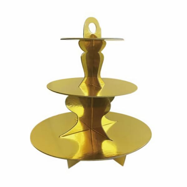 Baking Cups | Gold Cupcake Stand 3 Tier Baking Cups Baking Cups